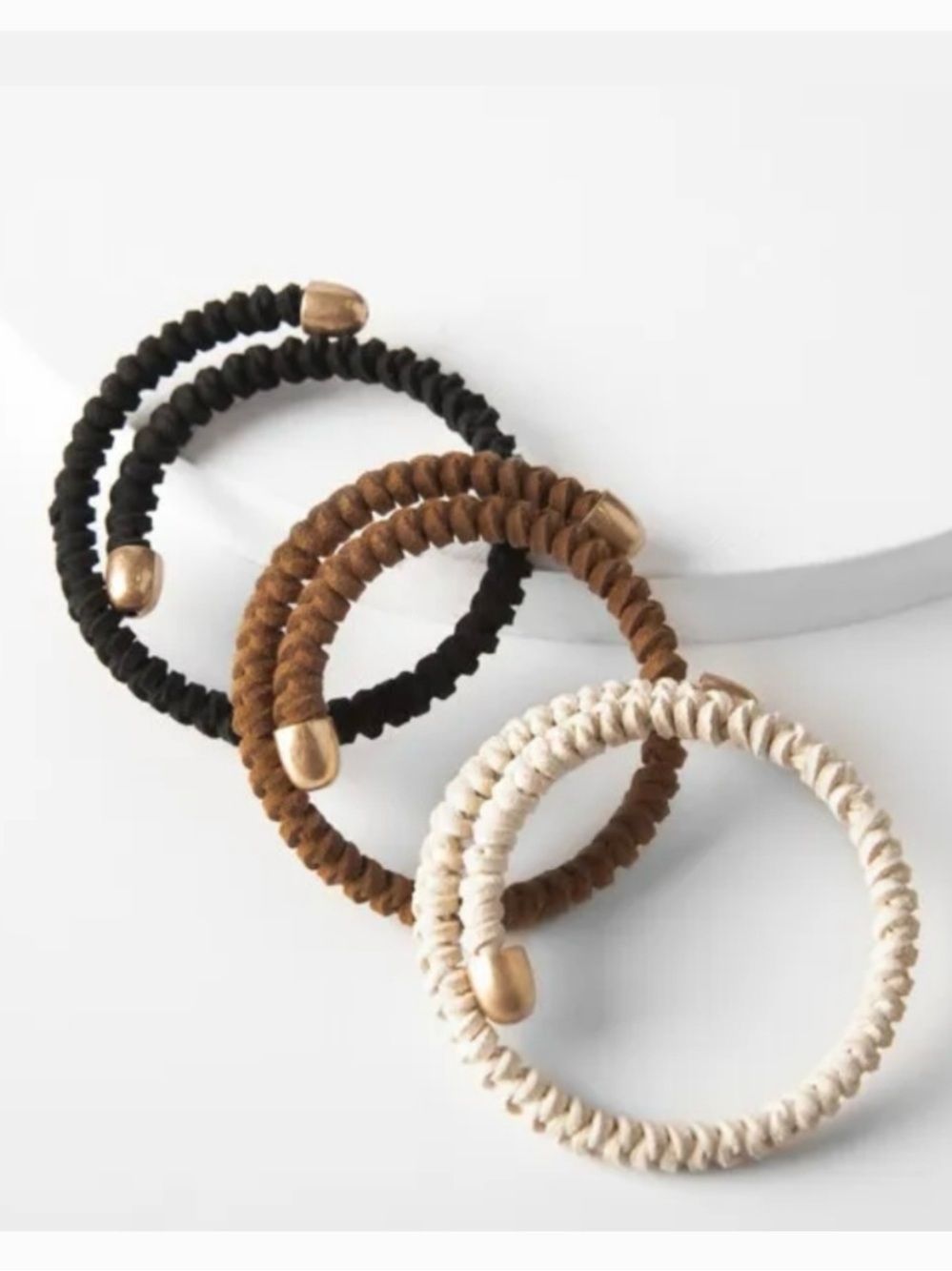 NWT ♥️ Stackable Rope Bracelet - Black - Picture 2 of 3
